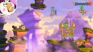 Angry Birds 2 - Level 350 (Cobalt Plateus / Fluttering Heights) - Hard Level