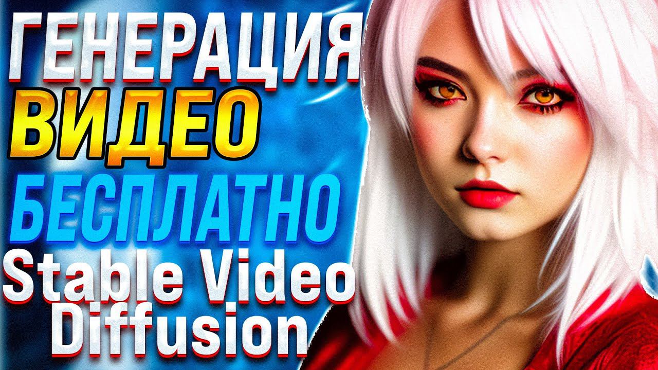 НОВАЯ, ТОПОВАЯ, БЕСПЛАТНАЯ НЕЙРОСЕТЬ ДЛЯ ГЕНЕРАЦИИ ВИДЕО ПО ОПИСАНИЮ, Stable Video Diffusion