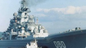 На ТАРКР «Адмирал Нахимов» проекта 11442М начали устанавливать крупногабаритное оборудование