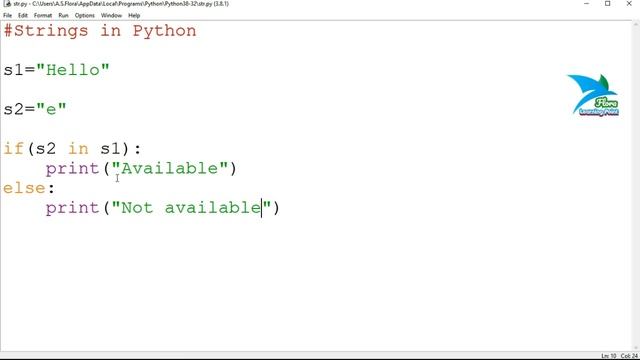Unit 2 II Chapter 8 II Working with Strings in Python II Part 2 смотреть онлайн