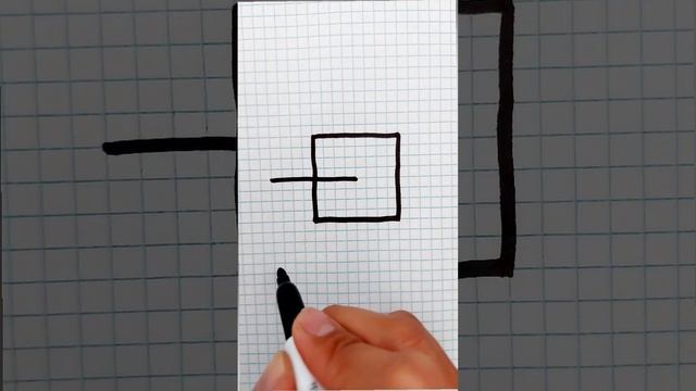 Как нарисовать 3д рисунок/ how to draw 3d drawing