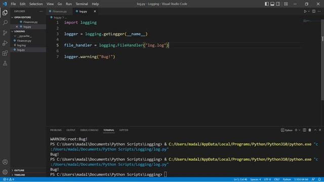 Logging in Python - Loggers, File Handlers and Formatters