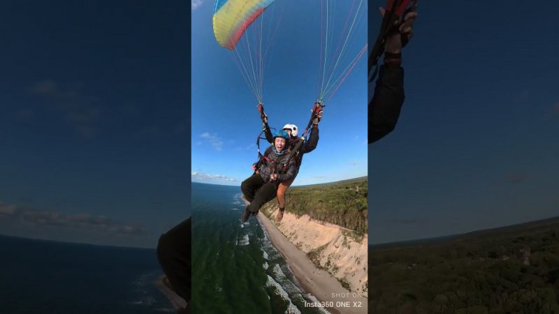 Полёты на параплане в морском бризе с командой Траектория полёта