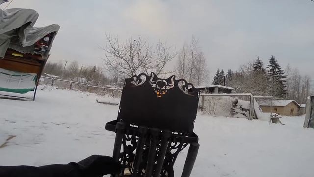 Мангал"Singer" 3-я часть. Обжиг, обзор готового мангала, тестирование.?? смотреть онлайн