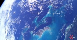 Багамские острова: вид с космоса