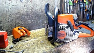 STIHL 250 / Не заводиться на горячо / ремонт і усунення поломки.