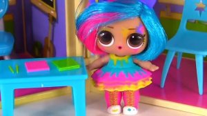 Куклы Лол Сюрприз Мультик! Уроки  Астронавтики и Рисования для Lol Surprise & LPS  в школе Шопкинс!