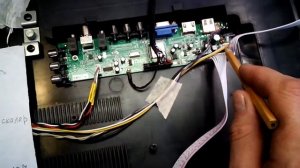 Телевизор DNS M32DM5, ремонт-апгрейд ТВ, установка универсального скалера.