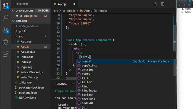 React list смотреть онлайн