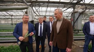 Губернатор Владислав Шапша посетил ОАО «Галантус»