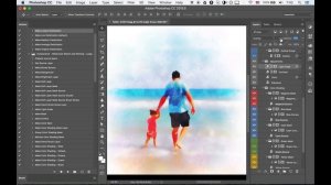 Realistic Watercolor Painting Effect — Photoshop Action Tutorial