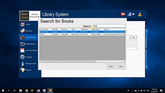Library System Full Source Code | Free to Download