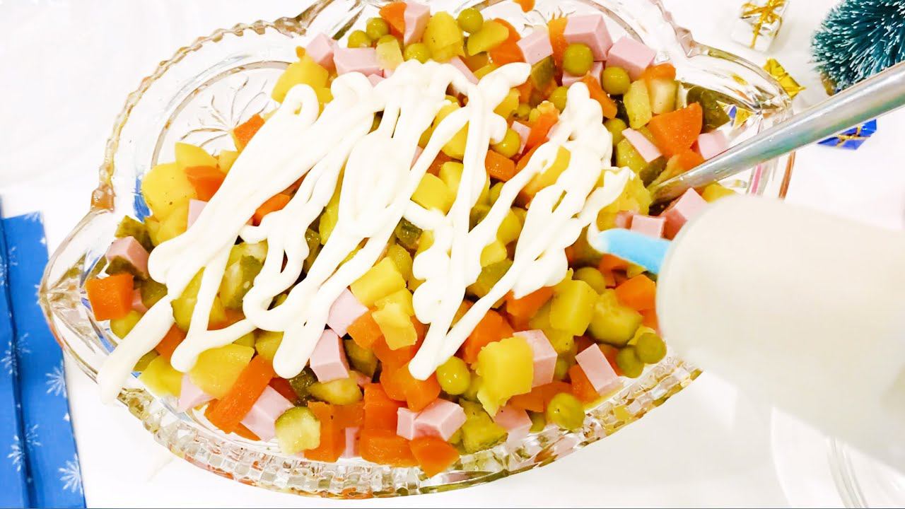 САМЫЙ ПОПУЛЯРНЫЙ РЕЦЕПТ из СССР - Салат Оливье