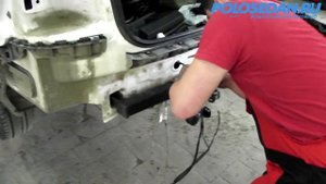 Установка фаркопа на VW Polo седан