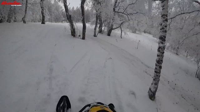 гора Арвяк на снегоходах | Стелс опозорился | сноубайк смотреть онлайн