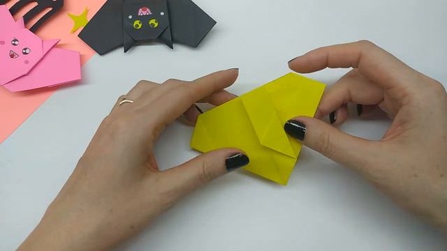 ЛЕТУЧАЯ МЫШЬ на ХЭЛЛОУИН из бумаги Оригами Летучая мышь | Paper Bat for Halloween. Origami Bat смотреть онлайн
