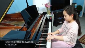 SOLFEGGIETTO IN C MINOR | C.P.E BACH | By Hoang-Han