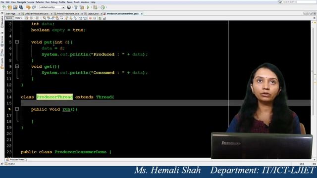 Lec-47_Inter Thread Communication | Object Orient Programming Using Java | IT_ICT Engineering