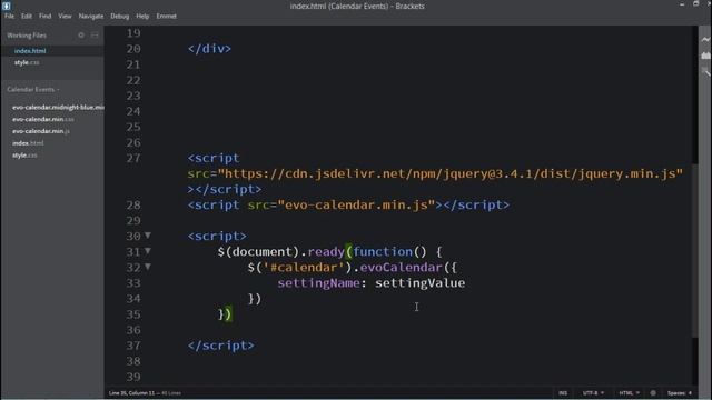 How To Make Event Calendar using HTML and CSS | Create Calendar With HTML CSS JS смотреть онлайн