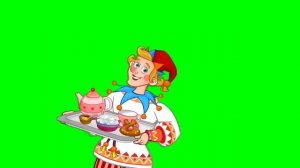 футаж хромакей  поговорка от петрушки