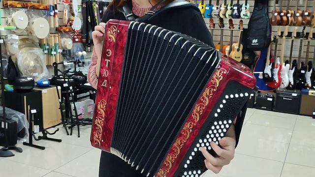 Баян для музыкальной школы BN-40-RD Этюд-205М2 ученический Тульская гармонь | обзор от MAJOR MUSIC смотреть онлайн