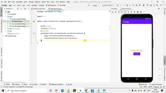 Android Development: Handling Button Clicks to Update TextView Text смотреть онлайн