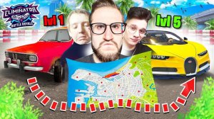 15 МАШИН РАЗНОГО УРОВНЯ СПРЯТАНЫ В ГОРОДЕ! НАЙДИ АВТО ЗА 7 МИН! ВЫШИБАЛЫ FORZA HORIZON! (GTA 5 RP)