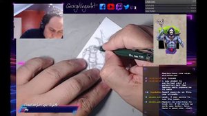 George Vega Art Live Stream