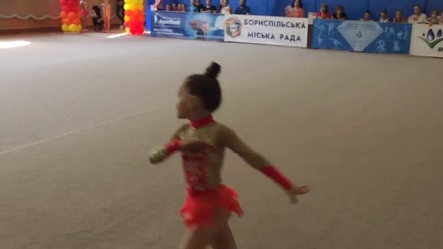 Лика Папиашвили. Художественная гимнастика. Соревнования в г. Борисполь, 2019 смотреть онлайн