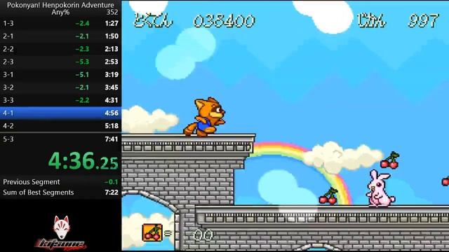 Pokonyan! Henpokorin Advendure Speedrun - 7m39s смотреть онлайн