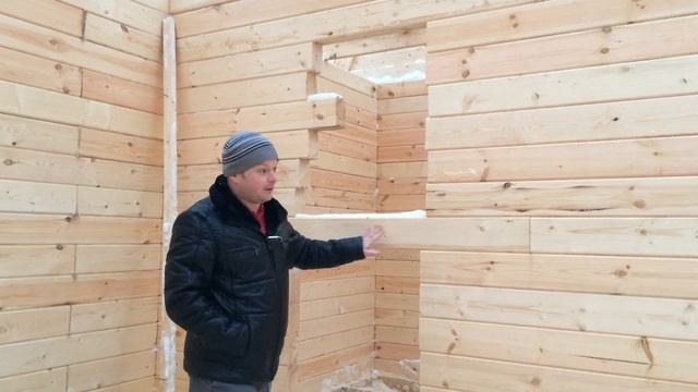 Обсада в деревянном доме. Усиление проемов в доме на усадку из профилированного бруса