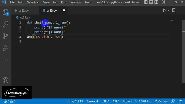 Function with more than one input in python | python tutorial for beginners 13