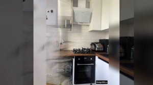 Маленькая светлая кухня 5-7 м.кв.❗Как вместить всё на очень маленькой кухне⁉️