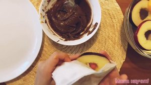 Простая вкусняшка для детей. Готовят дети. Десерт из яблок.