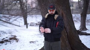 Видео обзор куртки зимней Аляска укороченная N-2B Black от «Chameleon».