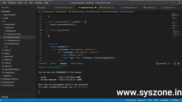Lecture 17 React JS Submit Data Via Form | react js tutorial for beginners смотреть онлайн