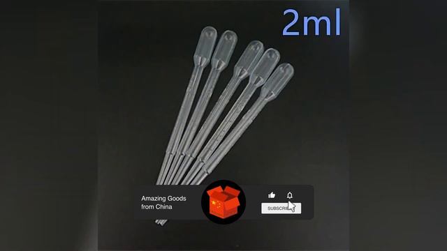 Disposable Pasteur Pipette Dropper Graduated 0.2ml/0.5ml/1ml/2ml/3ml/5ml/10ml Eye Transfer Laborato смотреть онлайн