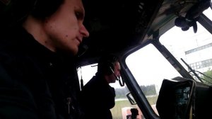 Ми-8 запуск двигателей/Mi-8 startup and warmup engines
