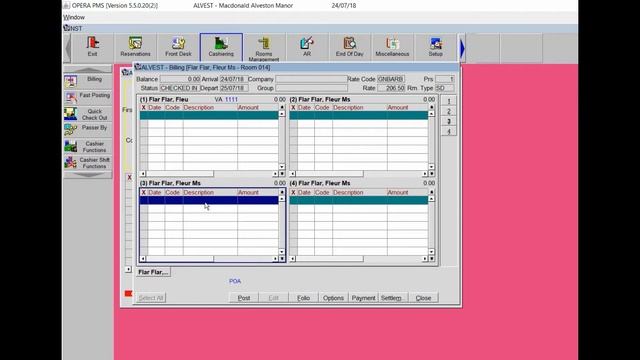 Cashiering Billing Screen смотреть онлайн