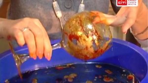 Мраморирование.Декор стеклянного бокала.Малик Елена.