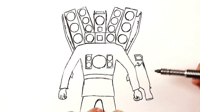 Как нарисовать Обновленный Титан Спикермен смотреть онлайн