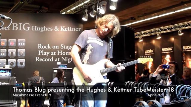 Thomas Blug presenting the new Hughes & Kettner TubeMeister 18 (Part 2) смотреть онлайн