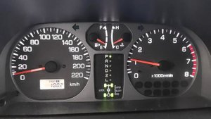 Работа РКП SuperSelect и ее индикация  Pajero iO Pinin