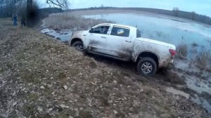 Off road Тундра на лысой резине Toyota Tundra, Unimog Зил, ГАЗ 69, НИВА.