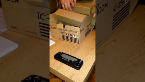 icom ic-2730e - unboxing