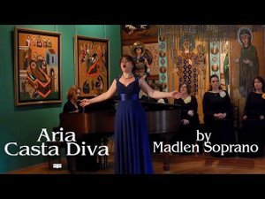 Vincenzo Bellini. Aria "Casta Diva" from the opera "Norma". Elena Tsvetkova & piano Anna Salnikova.