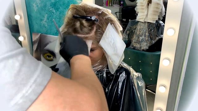 Сложное окрашивание ( Прикорневой начёс ,Омбре ,Шатуш,Балаяж)