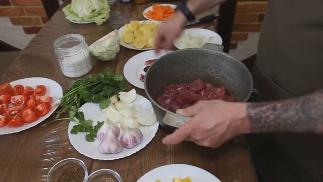 Узбекская Басма  Очень вкусное , праздничное блюдо