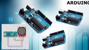 ARDUINO NANO видео пример  работы с джостиком C++ программирование