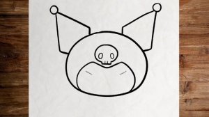 How to draw Kuromi ?